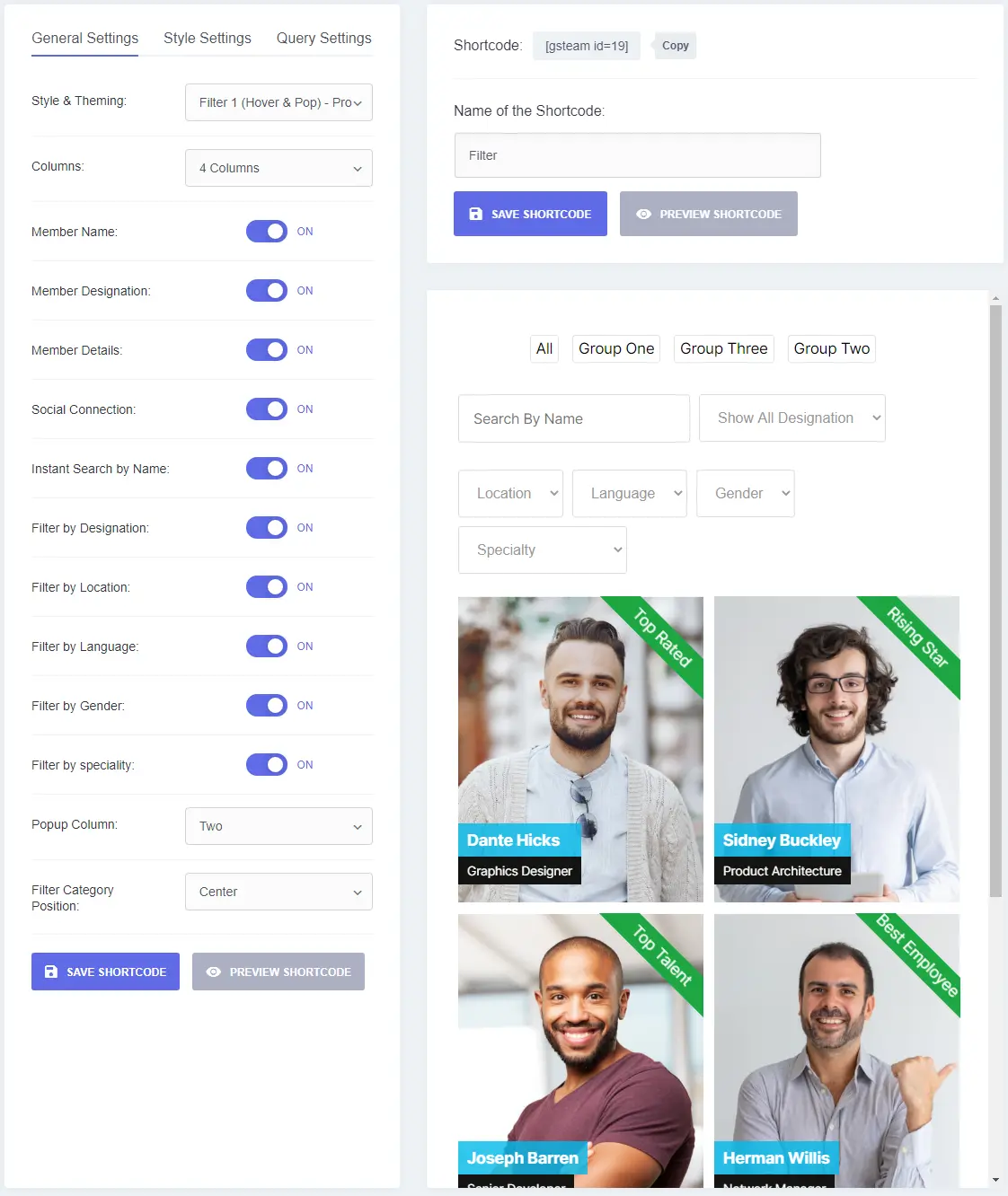 Create New Shortcode