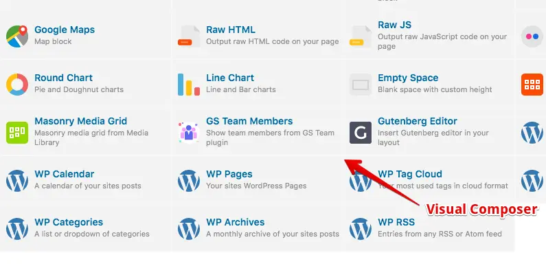 WPBakery / Visual Composer Element
